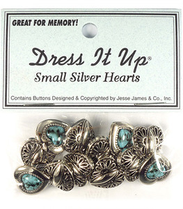 Small Silver Hearts-181